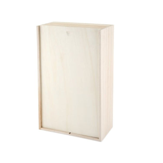 Twine Living® 2-Bottle Paulownia Wood Wine Box
