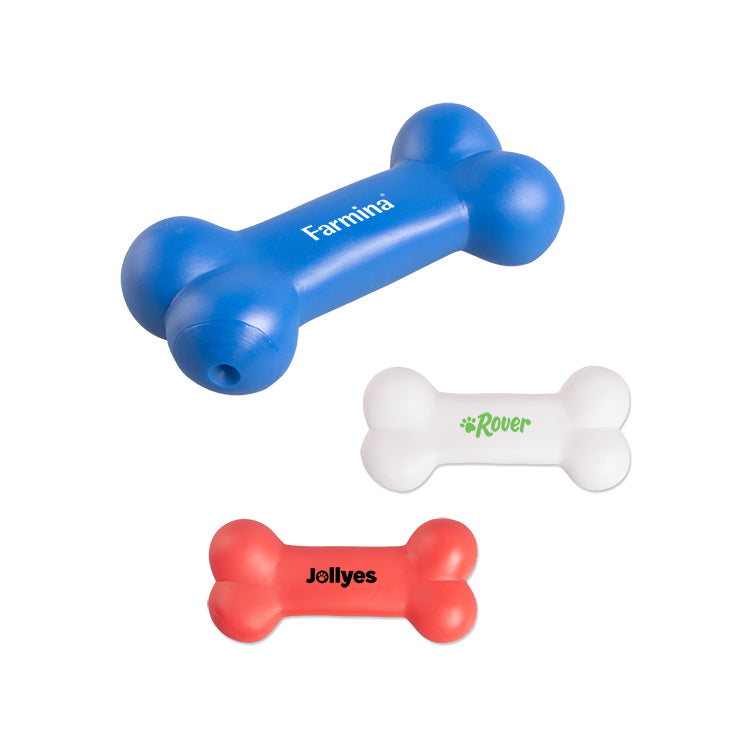 Blue Bone Shaped Dog Squeeze Toy