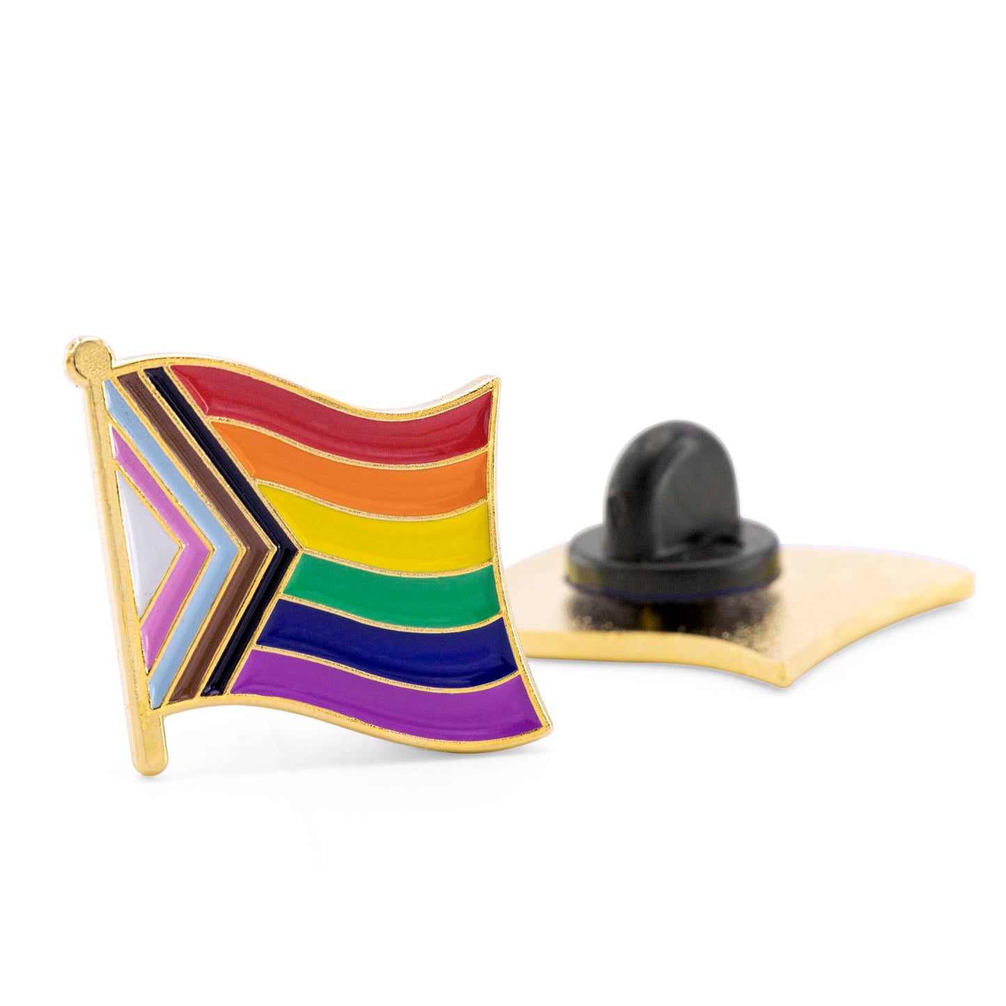 Progress Pride Flag Lapel Pin