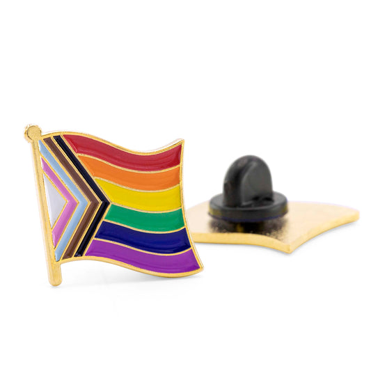 Progress Pride Flag Lapel Pin