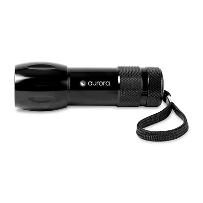 Black Mini LED Aluminum Flashlight