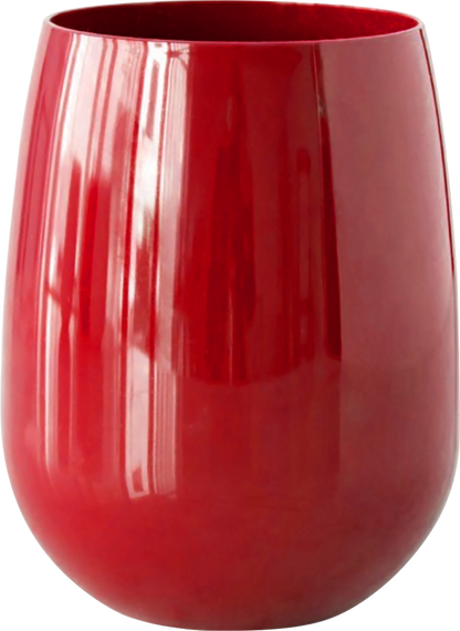 12oz Colored Stemless Wine Glass