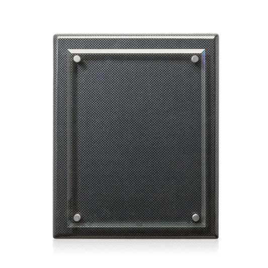 Caledon VividPrint™ Plaque - Carbon Fibre/Silver