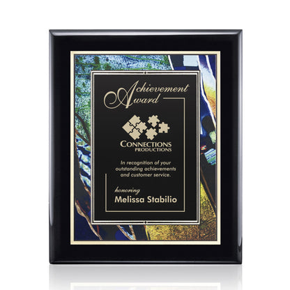 Oakleigh/Verdi Plaque - Black Finish