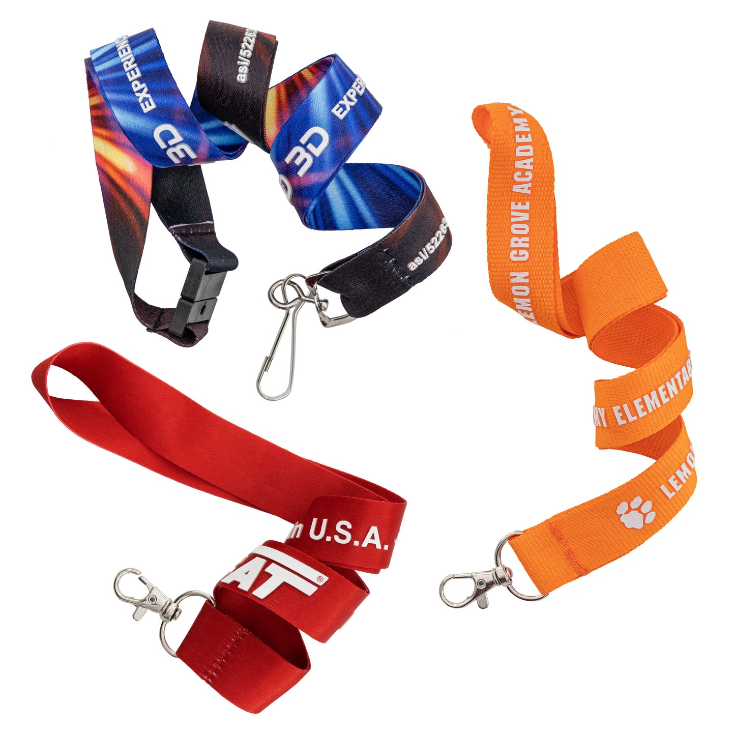 Lanyard - 3D PVC Imprint 1"