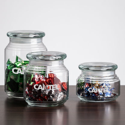 Pescara Jar & Lid - Deep Etch