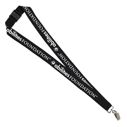 "Palmer" 1” Silkscreen Lanyard with FREE Breakaway Safety Release