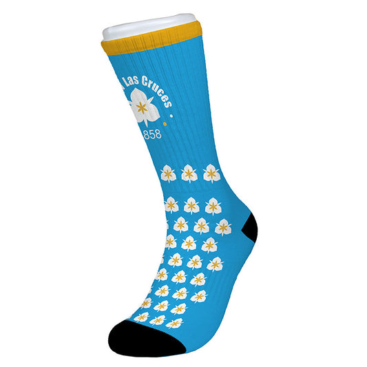 “Wye” Dye Sublimated Crew (Athletic) Socks (Pair)