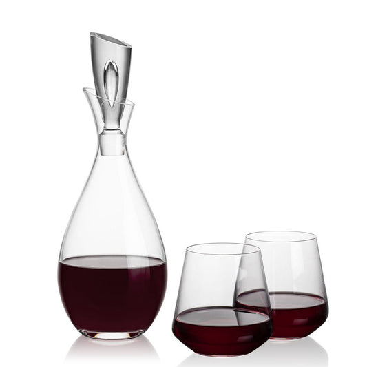 Juliette Decanter & Cannes Stemless Wine