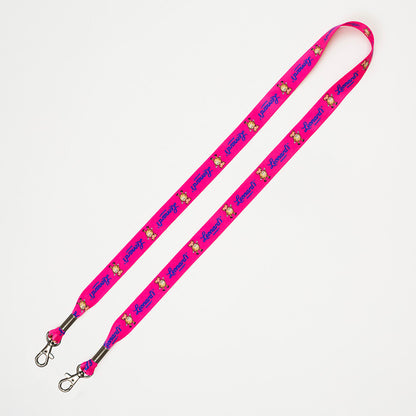 “JULIET” 3/4” Dual Attachment Soft & Smooth Sublimation Lanyard