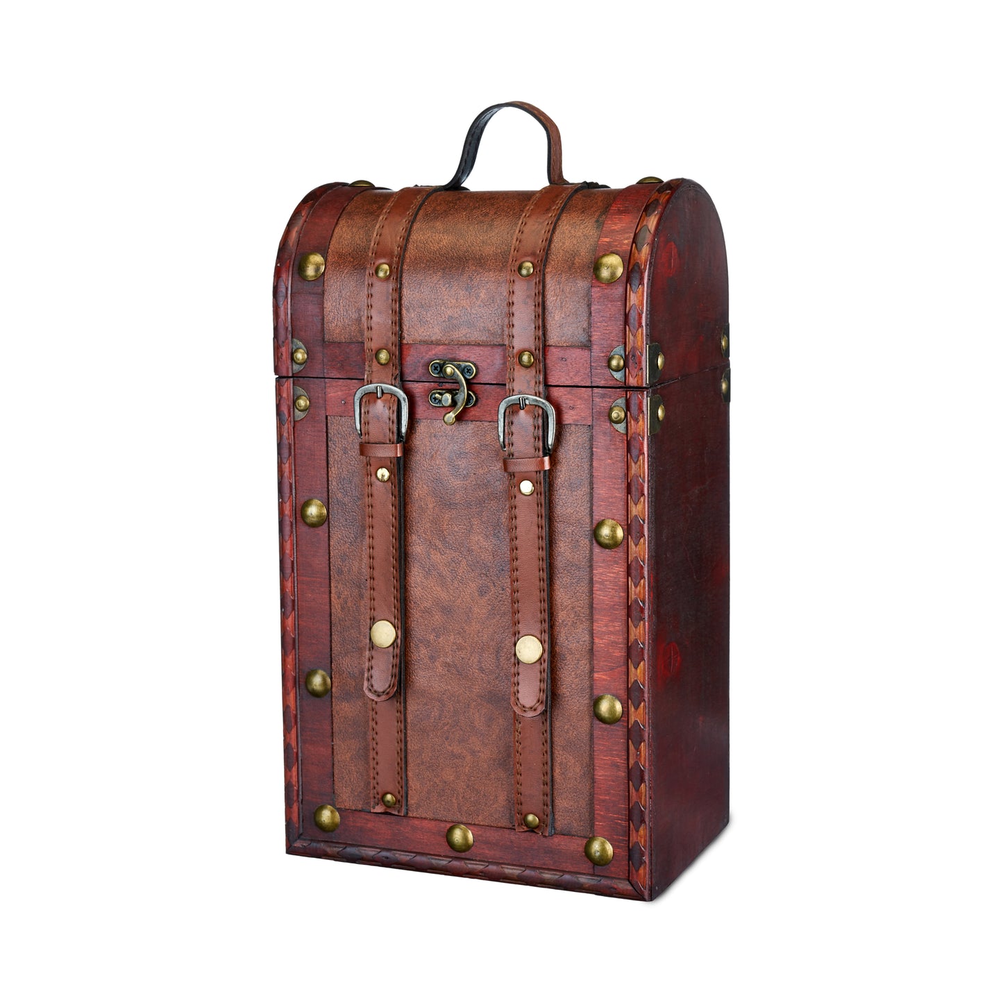 Twine Living® 2 Bottle Antique Wine Box