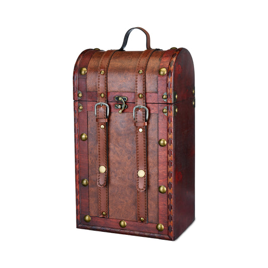 Twine Living® 2 Bottle Antique Wine Box
