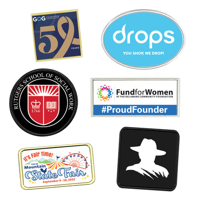 Speed Print Lapel Pins - 4 Day Production