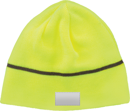 Winter Beanie with Reflective Stripe