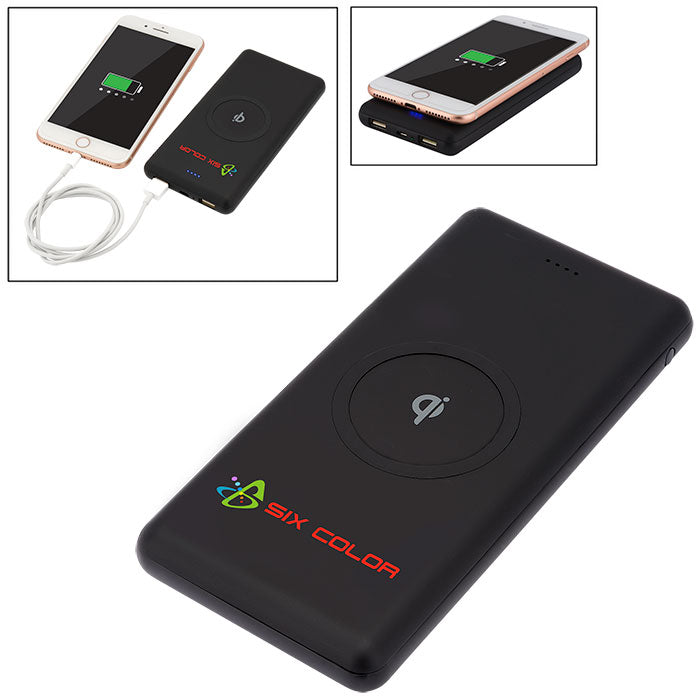 UL Certified Qi Ring Wireless Charger & Power Bank
