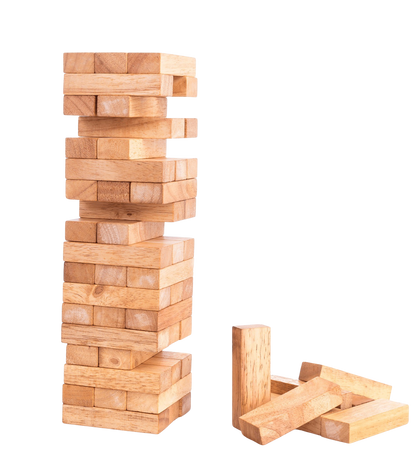 Giant Tower Topple Game