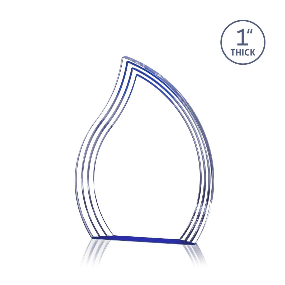 Tidworth Flame VividPrint™ Award - Blue