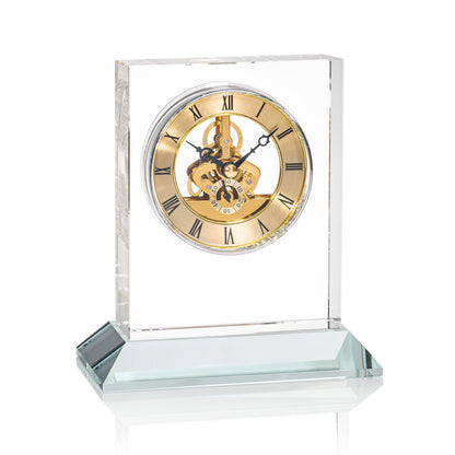 Ashland VividPrint™ Clock on Base - Gold Dial