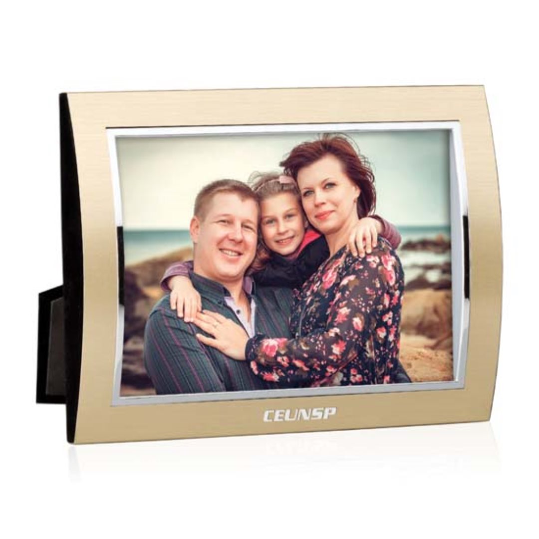 Curvo Frame - Gold/Silver