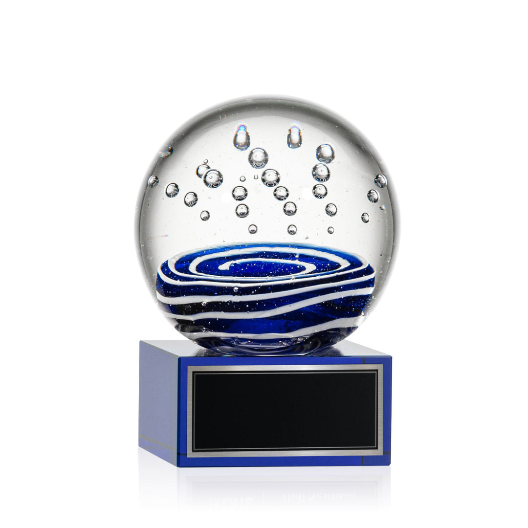 Tranquility Award on Hancock Base - Blue