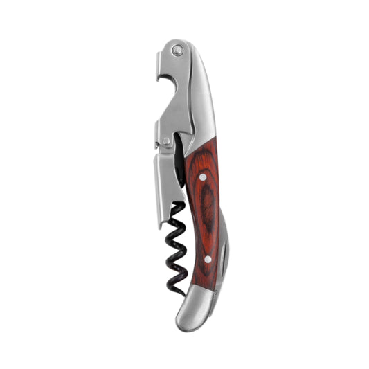 Twine Living® Wooden Double Hinged Corkscrew