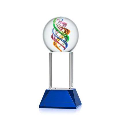 Galileo Award on Stowe Base - Blue