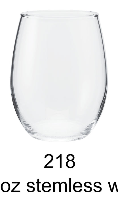 17 oz stemless wine