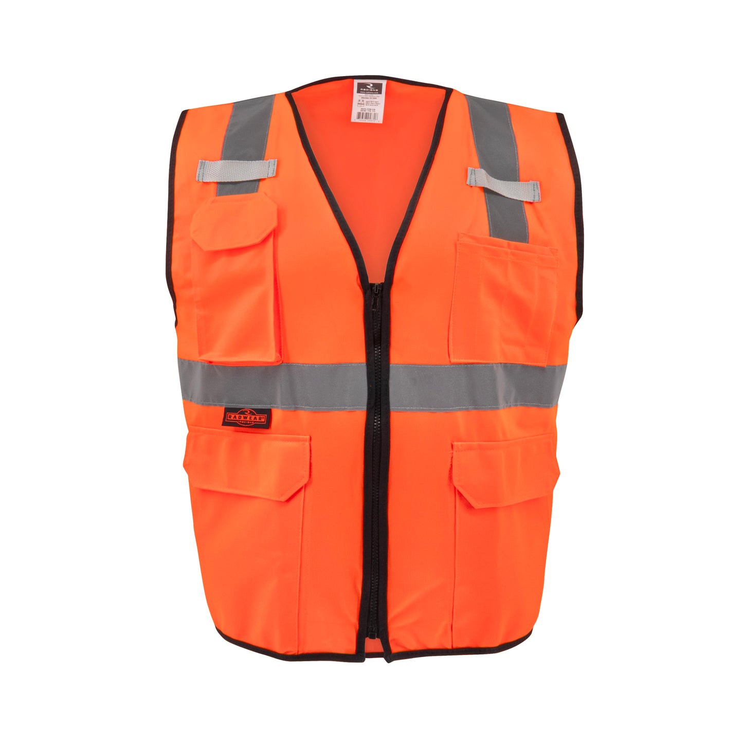 SV7E Economy Type R Class 2 Solid Surveyor Safety Vest - Green - Size 2X-3X