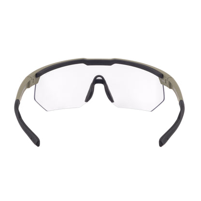 SWAZE™ Safety Eyewear - Tan Frame - Clear AF Lens