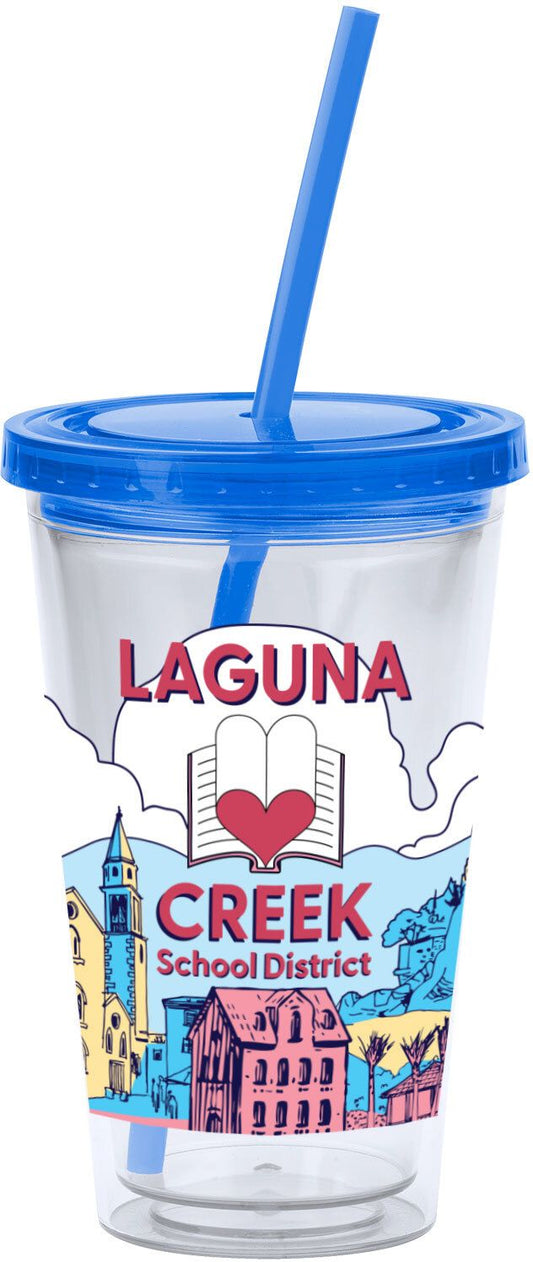 FULL COLOR WRAP SUNSPLASH TUMBLER 16 OZ