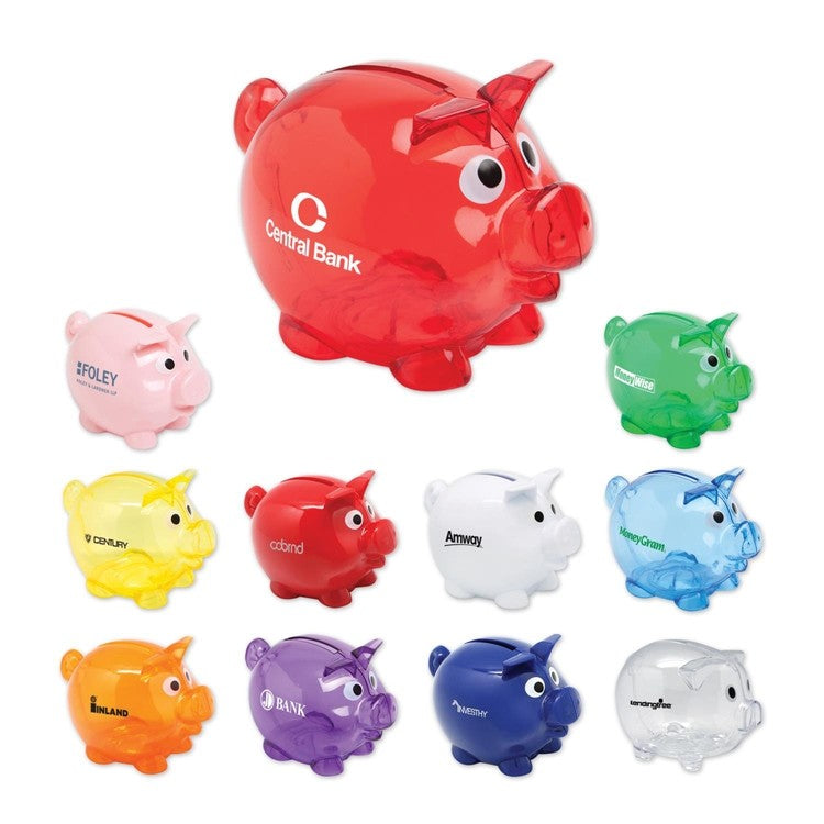 Blue Small Piggy Bank