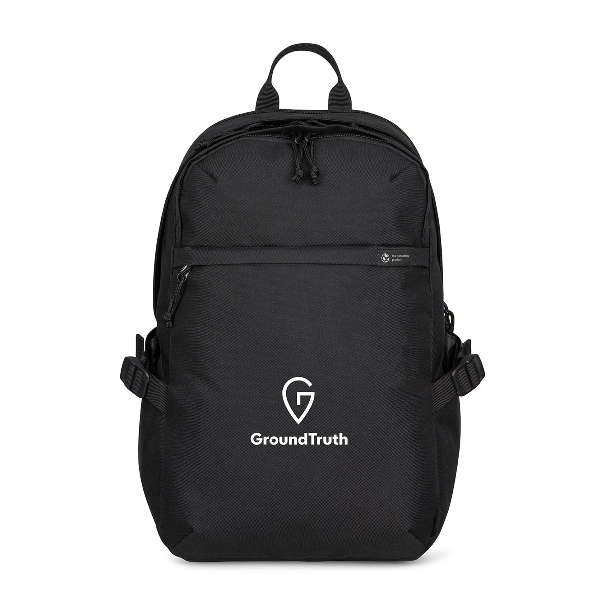 Black Renew rPET Computer Backpack