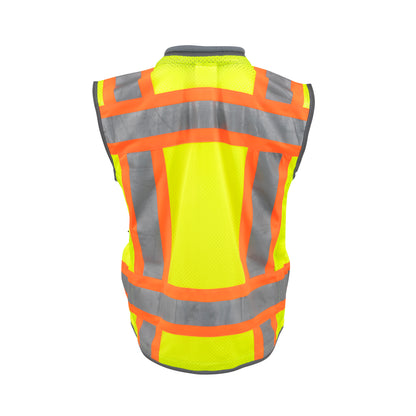SV55W Class 2 Women’s Heavy Duty Engineer Vest - Green - Size 2X