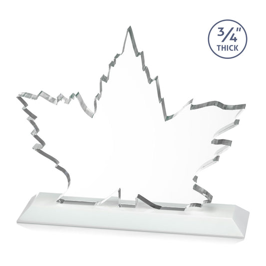 Maple Leaf VividPrint™ Award - White