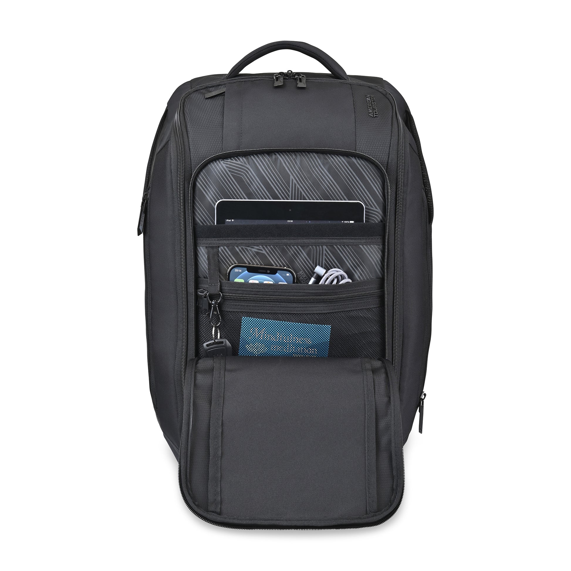 Black American Tourister® Zoom Turbo Convertible Backpack