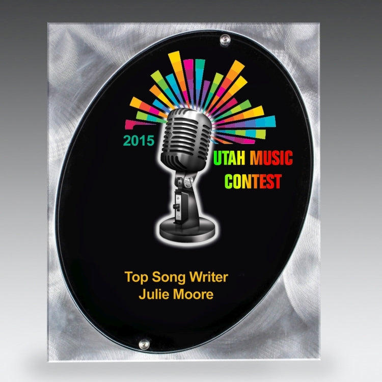 Vantage Plaque - Laser Engraved - (8" x 10")