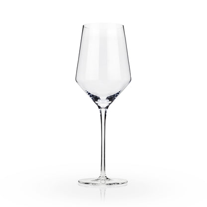 Viski® Raye Angled Crystal Chardonnay Glass