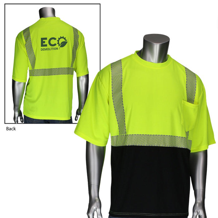 Class 2 Short Sleeve Black Bottom Front T-Shirt