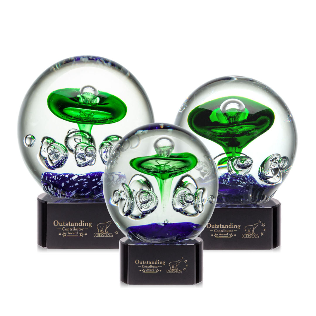 Aquarius Award on Paragon Base - Black