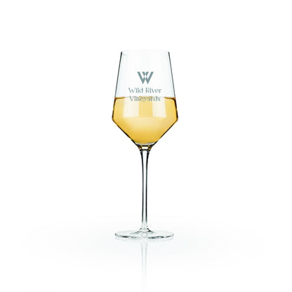 Viski® Raye Angled Crystal Chardonnay Glass