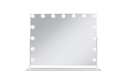 Zadro 15 LED Light Bulb Horizontal Hollywood Makeup Mirror