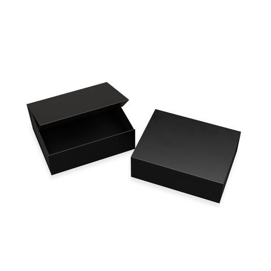 Large matte black magnetic gift box