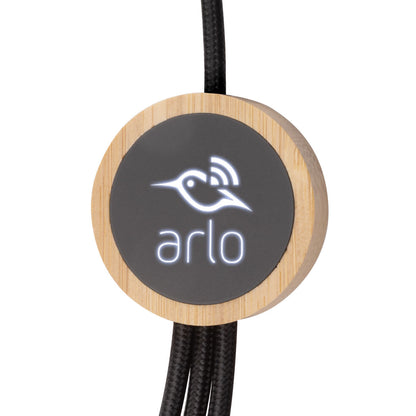 Cirrina Light Up Charging Cable w/Bamboo