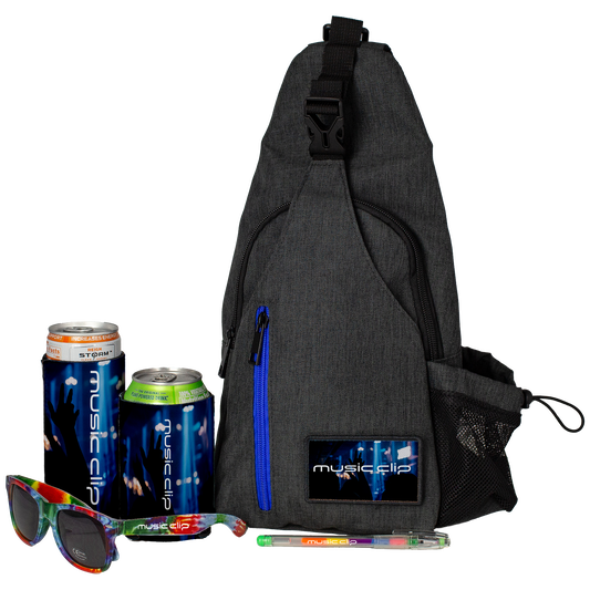 Festival Kit with Cooler Sleeve, Tie-Dye Shades & Crossbody Bag
