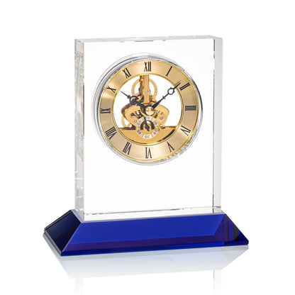 Ashland Clock on Base - Gold Dial