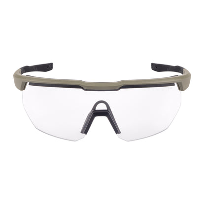 SWAZE™ Safety Eyewear - Tan Frame - Clear AF Lens