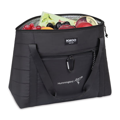 Black Igloo® Packable Puffer 20-Can Cooler Bag