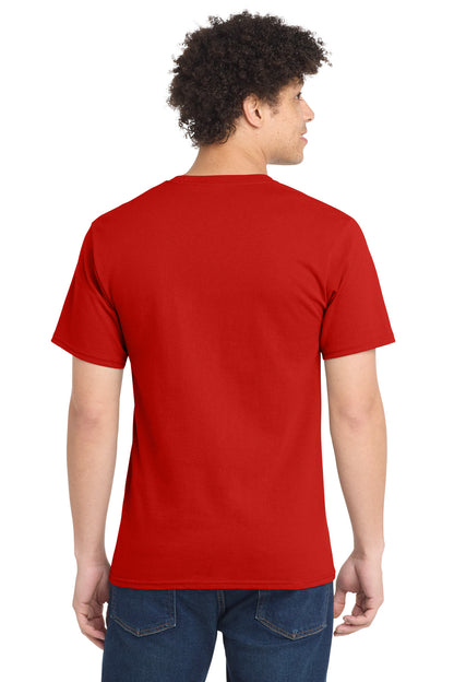 Fiery Red Port & Company Tall Essential Tee. PC61T