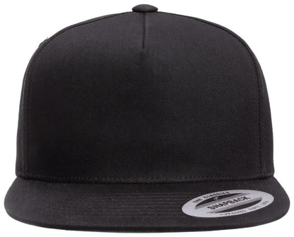 Five-Panel Cotton Twill Snapback Cap - 6007