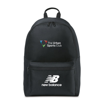 Black New Balance® Logo Round Backpack
